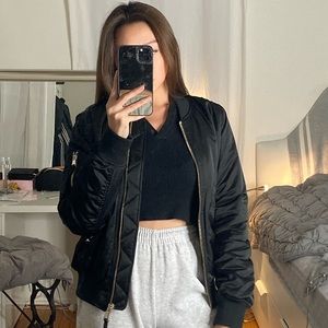 Black Bomber jacket